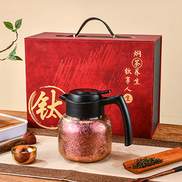 纯钛焖茶保温壶套装